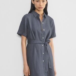 Aritzia Wilfred Eleta Linen Maxi Dress Size M